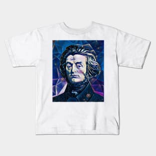 Adam Mickiewicz Portrait | Adam Mickiewicz Artwork 5 Kids T-Shirt